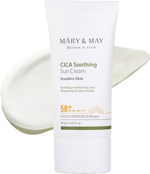 Mary&May CICA Soothing Sun Cream SPF50+ PA++++